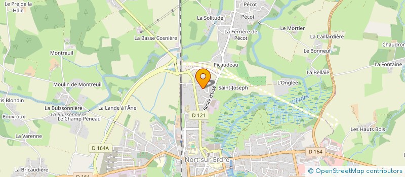 localisation de l'entreprise MONSIEUR DOMINIQUE ROUAUD  NORT-SUR-ERDRE