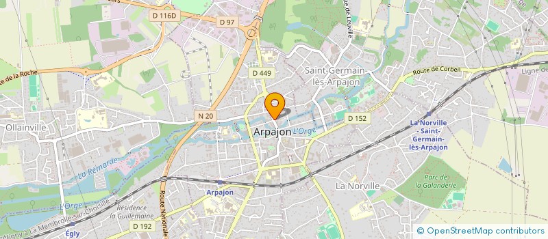 localisation de l'entreprise MONSIEUR DOMINIQUE ROUAULT à ARPAJON