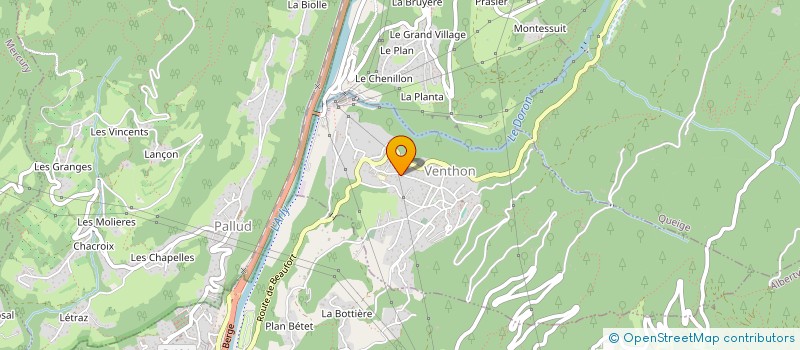 localisation de l'entreprise MONSIEUR DOMINIQUE ROUAULT  VENTHON