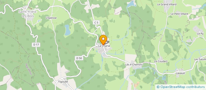 localisation de l'entreprise MONSIEUR DOMINIQUE ROUGERON à SAINT-YRIEIX-LES-BOIS