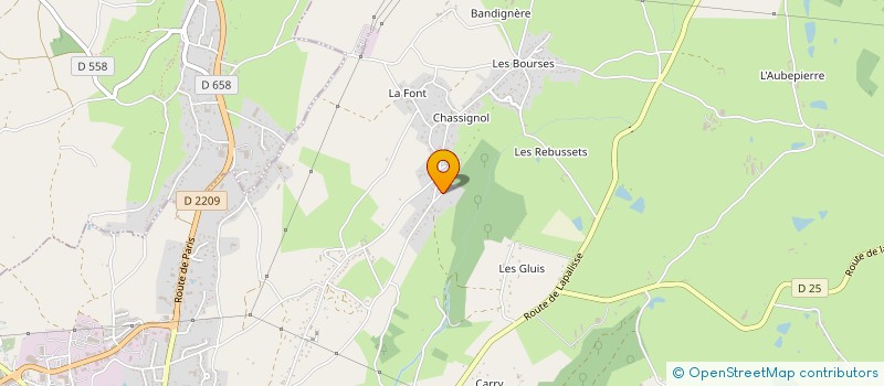 localisation de l'entreprise MONSIEUR DOMINIQUE ROUGERON à CUSSET