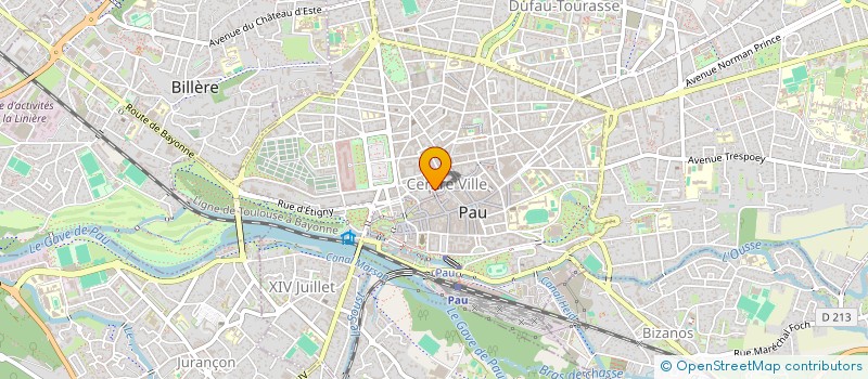 localisation de l'entreprise MONSIEUR DOMINIQUE ROUGIER à PAU