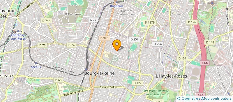 localisation de l'entreprise MONSIEUR DOMINIQUE ROUHIER à BOURG-LA-REINE