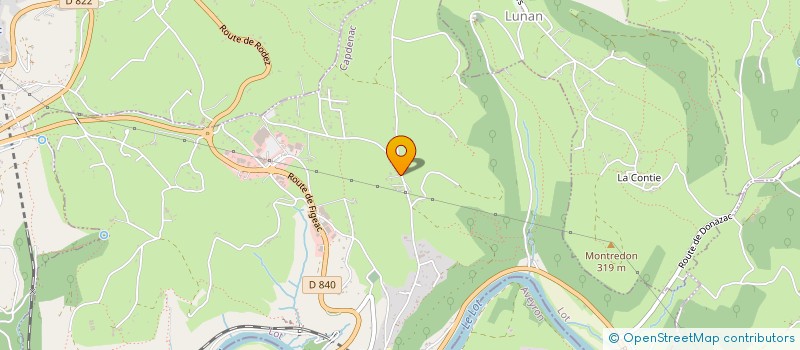 localisation de l'entreprise MONSIEUR DOMINIQUE ROUQUETTE  LUNAN