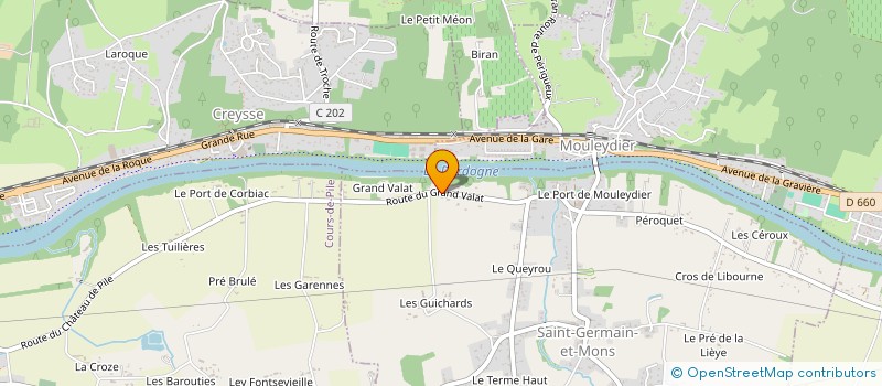 localisation de l'entreprise MONSIEUR DOMINIQUE ROUSSEAU à SAINT-GERMAIN-ET-MONS