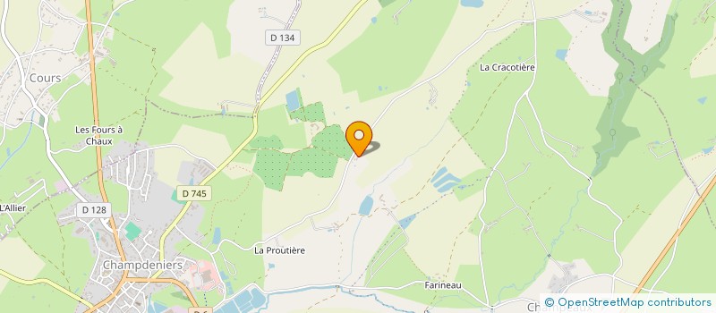 localisation de l'entreprise MONSIEUR DOMINIQUE ROUVREAU  CHAMPDENIERS