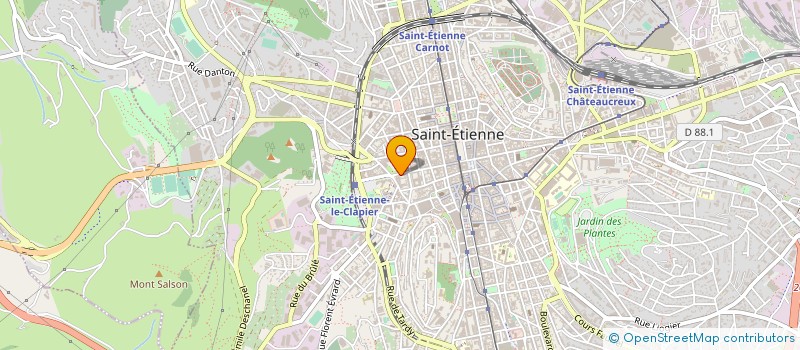 localisation de l'entreprise MONSIEUR DOMINIQUE ROUX à SAINT-ETIENNE
