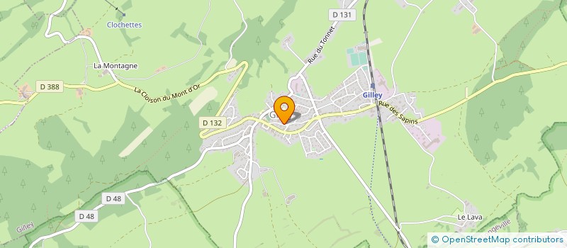 localisation de l'entreprise MONSIEUR DOMINIQUE ROUXBEDAT  GILLEY