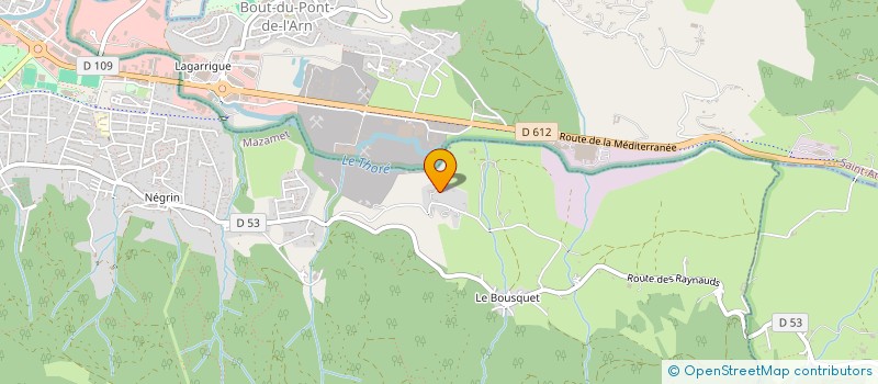 localisation de l'entreprise MONSIEUR DOMINIQUE ROUXEL  MAZAMET