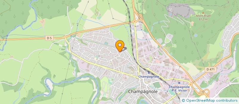 localisation de l'entreprise MONSIEUR DOMINIQUE ROY  CHAMPAGNOLE