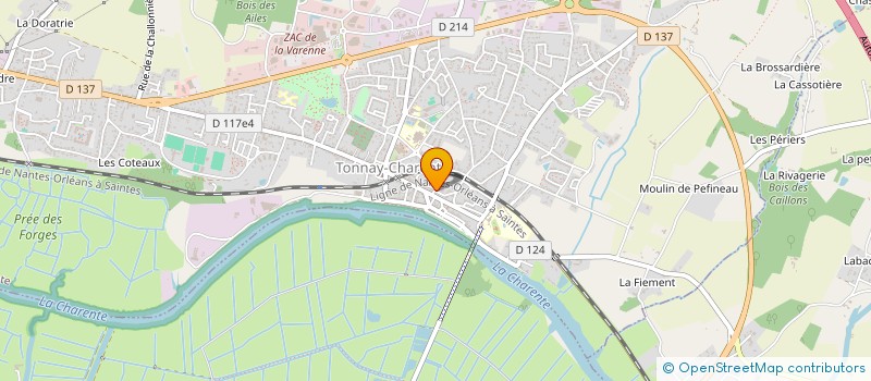 localisation de l'entreprise MONSIEUR DOMINIQUE ROYAUX  TONNAY-CHARENTE