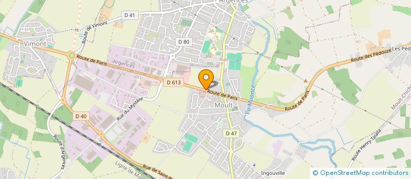 localisation de l'entreprise MONSIEUR DOMINIQUE RUEL  MERY-BISSIERES-EN-AUGE