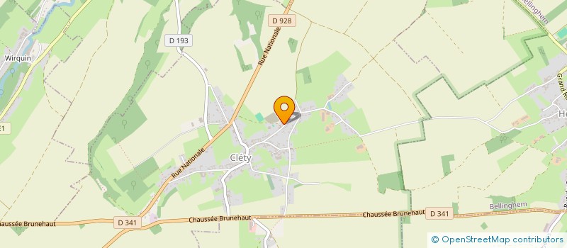 localisation de l'entreprise MONSIEUR DOMINIQUE RYCKEWART  CLETY