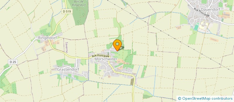 localisation de l'entreprise MONSIEUR DOMINIQUE SACCHET  MORSCHWILLER