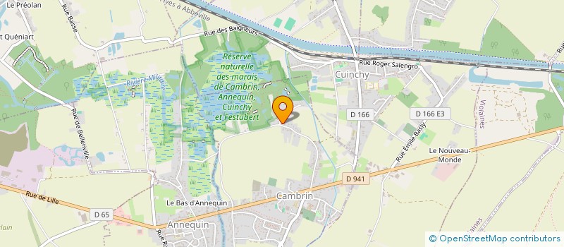 localisation de l'entreprise MONSIEUR DOMINIQUE SAILLIOT à CAMBRIN