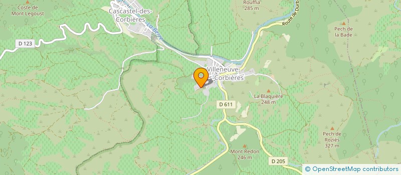 localisation de l'entreprise MONSIEUR DOMINIQUE SALAME  VILLENEUVE-LES-CORBIERES