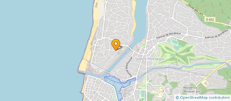 localisation de l'entreprise MONSIEUR DOMINIQUE SALLENAVE à SOORTS-HOSSEGOR