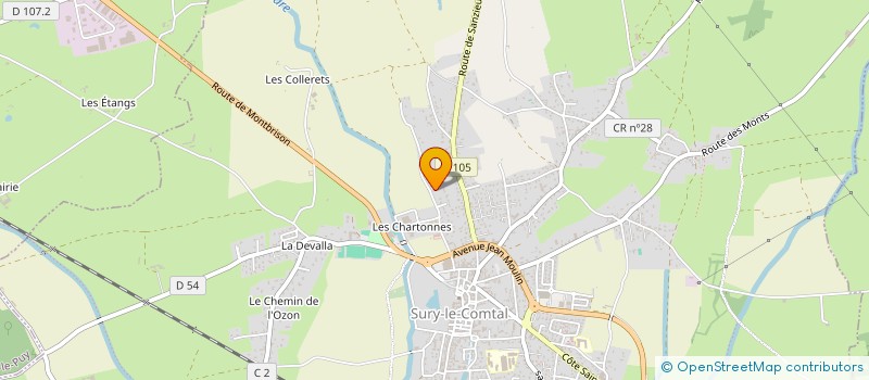 localisation de l'entreprise MONSIEUR DOMINIQUE SALMON  SURY-LE-COMTAL