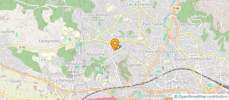 localisation de l'entreprise MONSIEUR DOMINIQUE SALVATO à TOULON