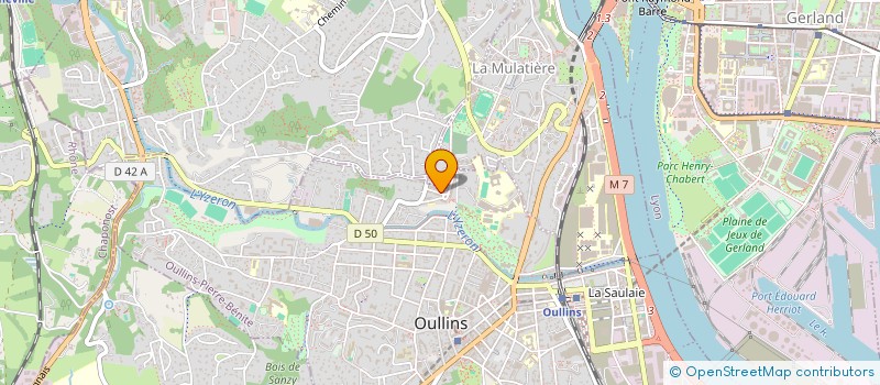 localisation de l'entreprise MONSIEUR DOMINIQUE SANCHEZ  OULLINS-PIERRE-BENITE