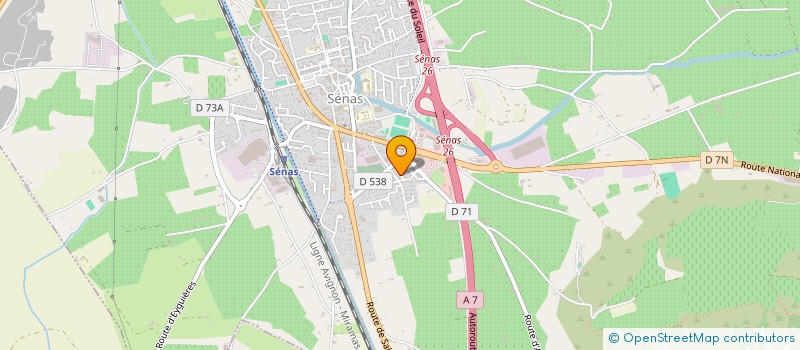 localisation de l'entreprise MONSIEUR DOMINIQUE SANSELME  SENAS