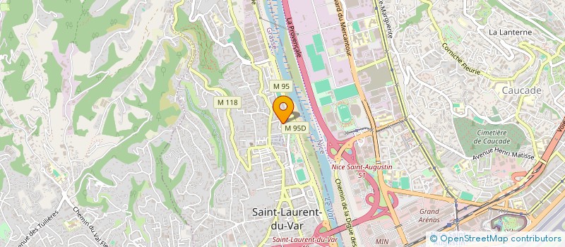 localisation de l'entreprise MONSIEUR DOMINIQUE SANTONI à SAINT-LAURENT-DU-VAR