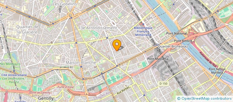 localisation de l'entreprise MONSIEUR DOMINIQUE SANTROT  PARIS