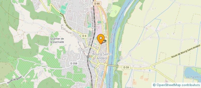 localisation de l'entreprise MONSIEUR DOMINIQUE SARALIER à BOURG-SAINT-ANDEOL