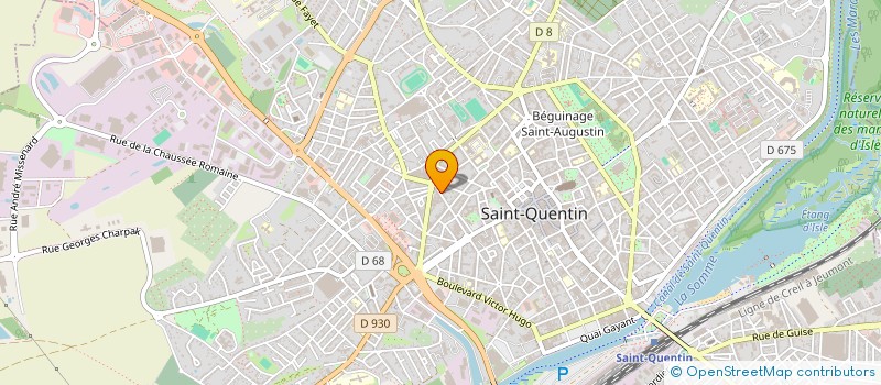 localisation de l'entreprise MONSIEUR DOMINIQUE SARRAZIN à SAINT-QUENTIN