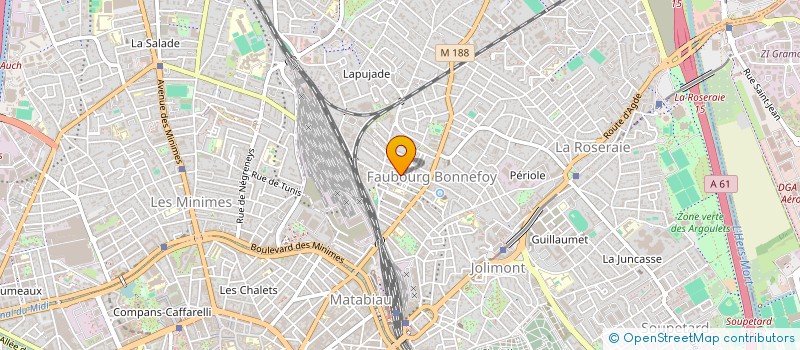 localisation de l'entreprise MONSIEUR DOMINIQUE SARTHOU à TOULOUSE