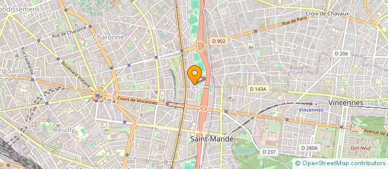 localisation de l'entreprise MONSIEUR DOMINIQUE SATGE  PARIS