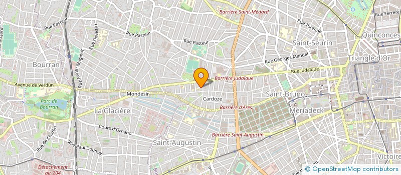 localisation de l'entreprise MONSIEUR DOMINIQUE SAUBOUA à BORDEAUX