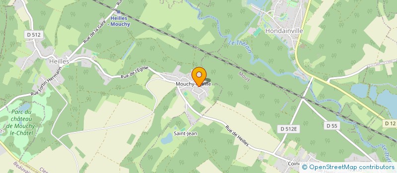 localisation de l'entreprise MONSIEUR DOMINIQUE SAUVAGE  HEILLES