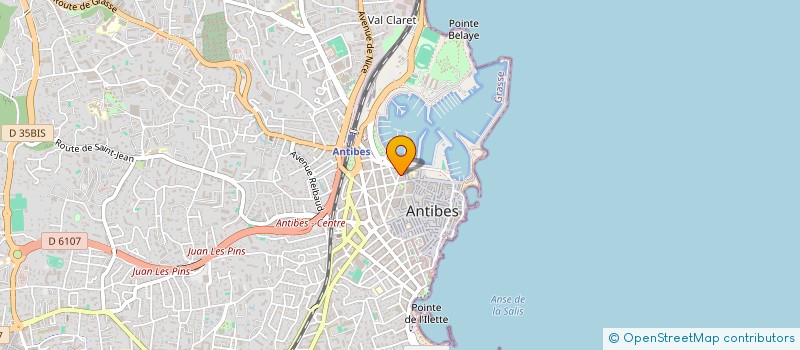 localisation de l'entreprise MONSIEUR DOMINIQUE SAUVANAUD à ANTIBES