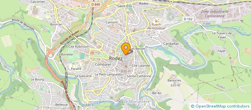 localisation de l'entreprise MONSIEUR DOMINIQUE SAVAJOL à RODEZ