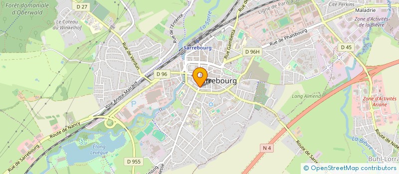 localisation de l'entreprise MONSIEUR DOMINIQUE SCHLOSSER à SARREBOURG