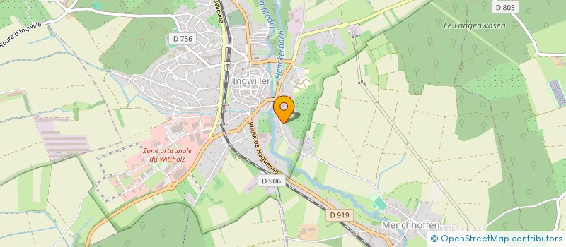 localisation de l'entreprise MONSIEUR DOMINIQUE SCHNEIDER  MENCHHOFFEN