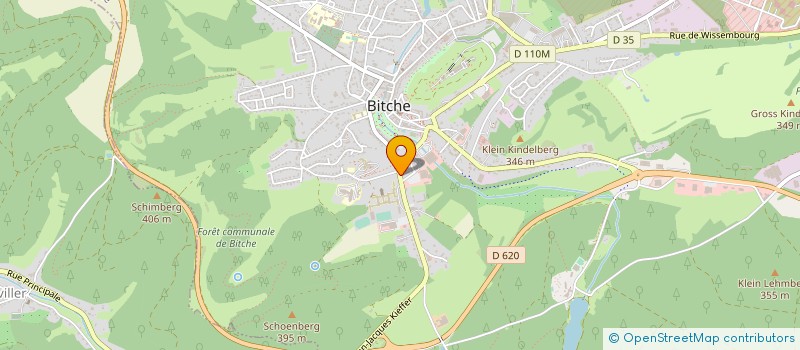 localisation de l'entreprise MONSIEUR DOMINIQUE SCHUMACHER à BITCHE