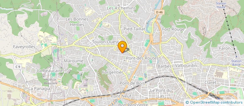 localisation de l'entreprise MONSIEUR DOMINIQUE SCOTTO  TOULON