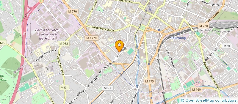 localisation de l'entreprise MONSIEUR DOMINIQUE SEGUIER à TOURCOING