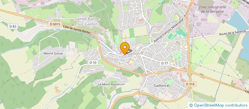 localisation de l'entreprise MONSIEUR DOMINIQUE SEIGNEURY  GAILLON