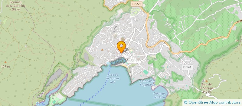 localisation de l'entreprise MONSIEUR DOMINIQUE SERAFINI  CASSIS