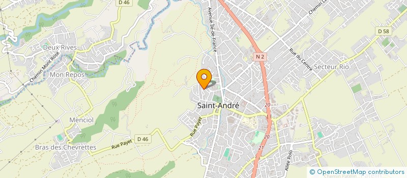 localisation de l'entreprise MONSIEUR DOMINIQUE SERAPHINE à SAINT-ANDRE