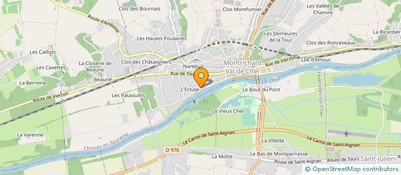 localisation de l'entreprise MONSIEUR DOMINIQUE SERIN  MONTRICHARD-VAL-DE-CHER