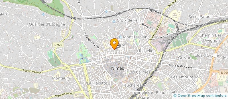 localisation de l'entreprise MONSIEUR DOMINIQUE SERRANO à NIMES