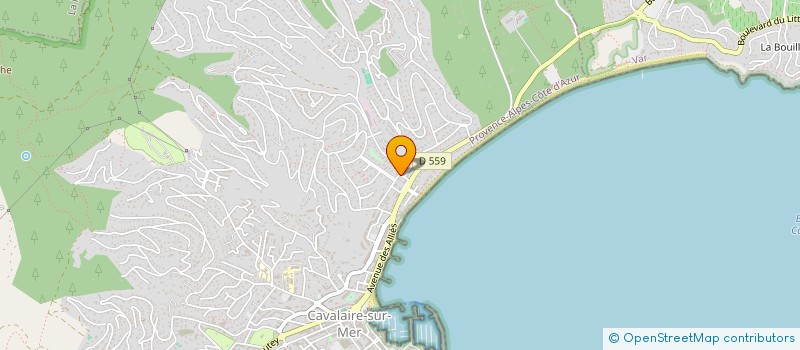 localisation de l'entreprise MONSIEUR DOMINIQUE SERRAULT à CAVALAIRE-SUR-MER