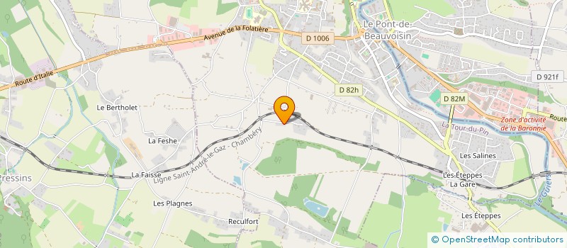 localisation de l'entreprise MONSIEUR DOMINIQUE SERVAN  LE PONT-DE-BEAUVOISIN