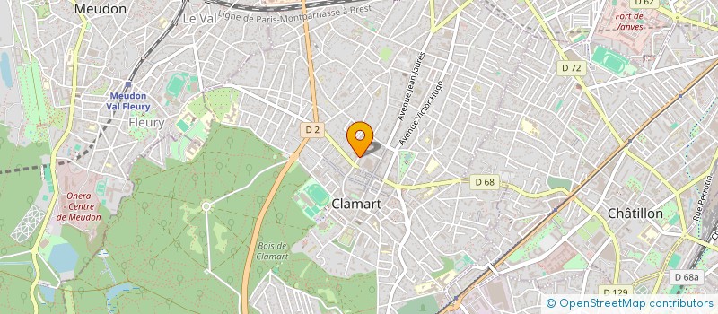localisation de l'entreprise MONSIEUR DOMINIQUE SEUX à CLAMART