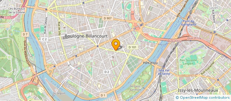 localisation de l'entreprise MONSIEUR DOMINIQUE SEVRAY à BOULOGNE-BILLANCOURT