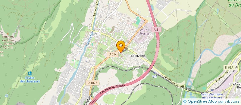 localisation de l'entreprise MONSIEUR DOMINIQUE SFORZA  VIF